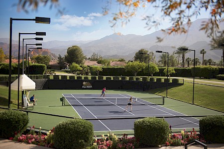 Tennis court at PGA West